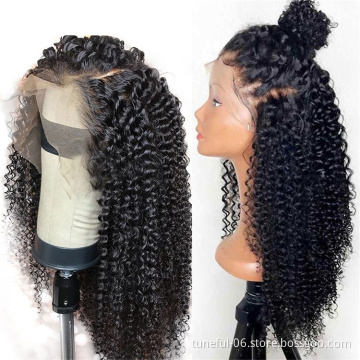 Wholesale Curly Lace Front Wigs 100% Human Hair Brazilian Highlight Human Hair Wigs Cuticle Aligned Virgin Hair Vendor